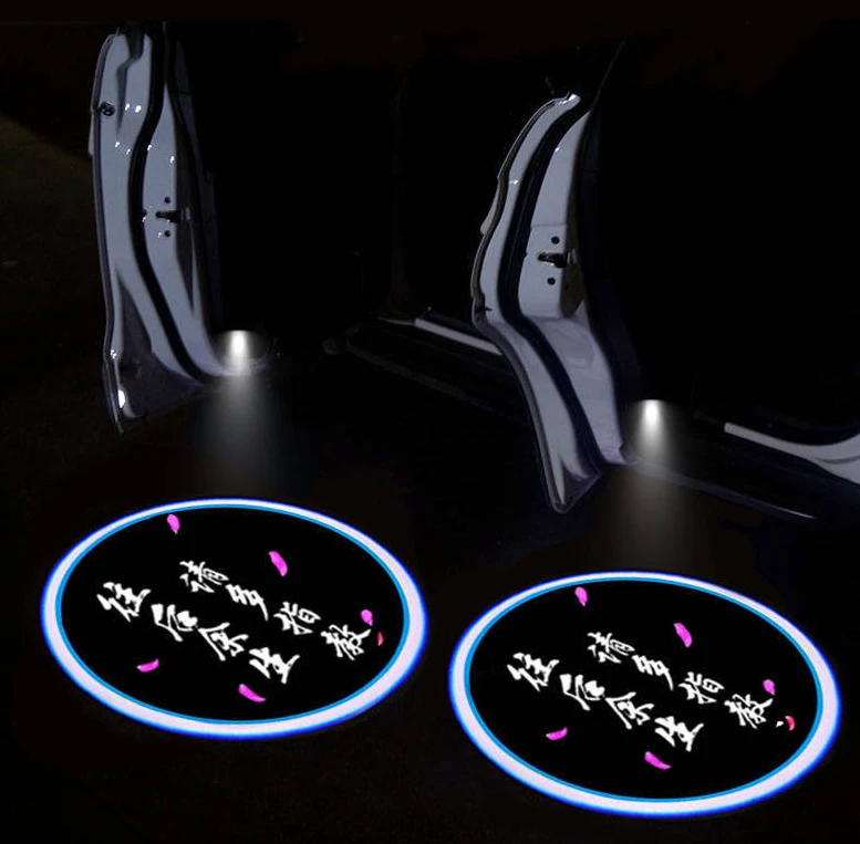PIFOOG Car Door Projector Lights Custom LED Welcome Light 7