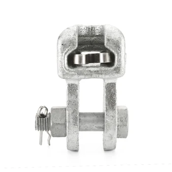 Hot Dip Galvanized Electrical Accessories Ws Type Socket Eye Clevis For Overhead Transmission Line