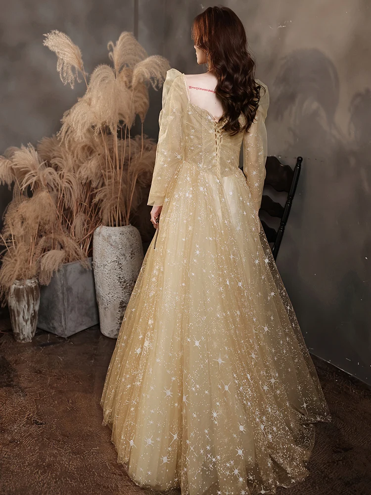 slim fit dress slacks Lana Satin + Tulle Dress