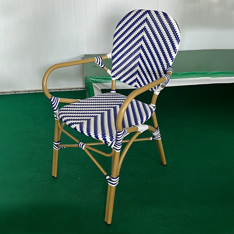 Juecheng High Back Nordic Rattan Outdoor Chairs Simple Outdoor