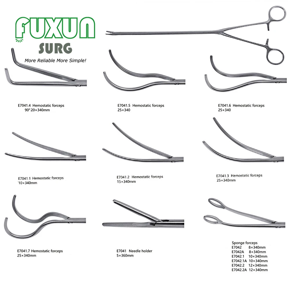 Thoracoscopic Instruments VATS Surgery Thoracoscopy Thoracoscopic Surgical Instruments with ...