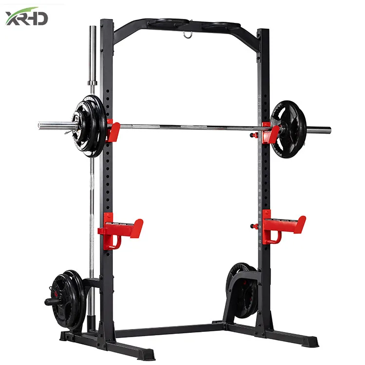 スクワットアイアンフレームジムフィットネス機器ハーフラック用