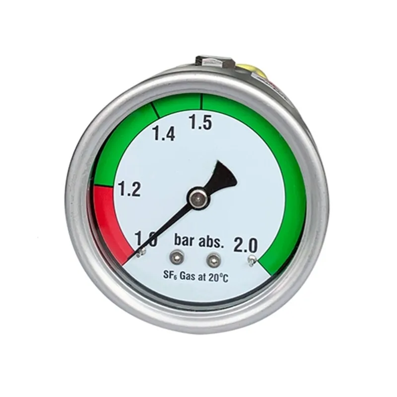 Good Quality Density Testing 1 to 2 bar Abs SF6 Gas Pressure Gauge