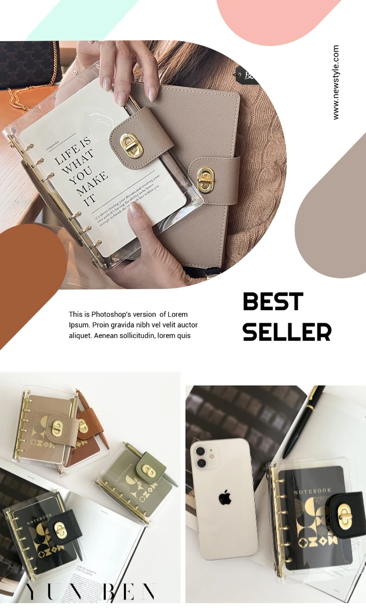 New Trend Giveaways Low Moq Customized Logo A5 A6 A7 Eco Friendly Pu