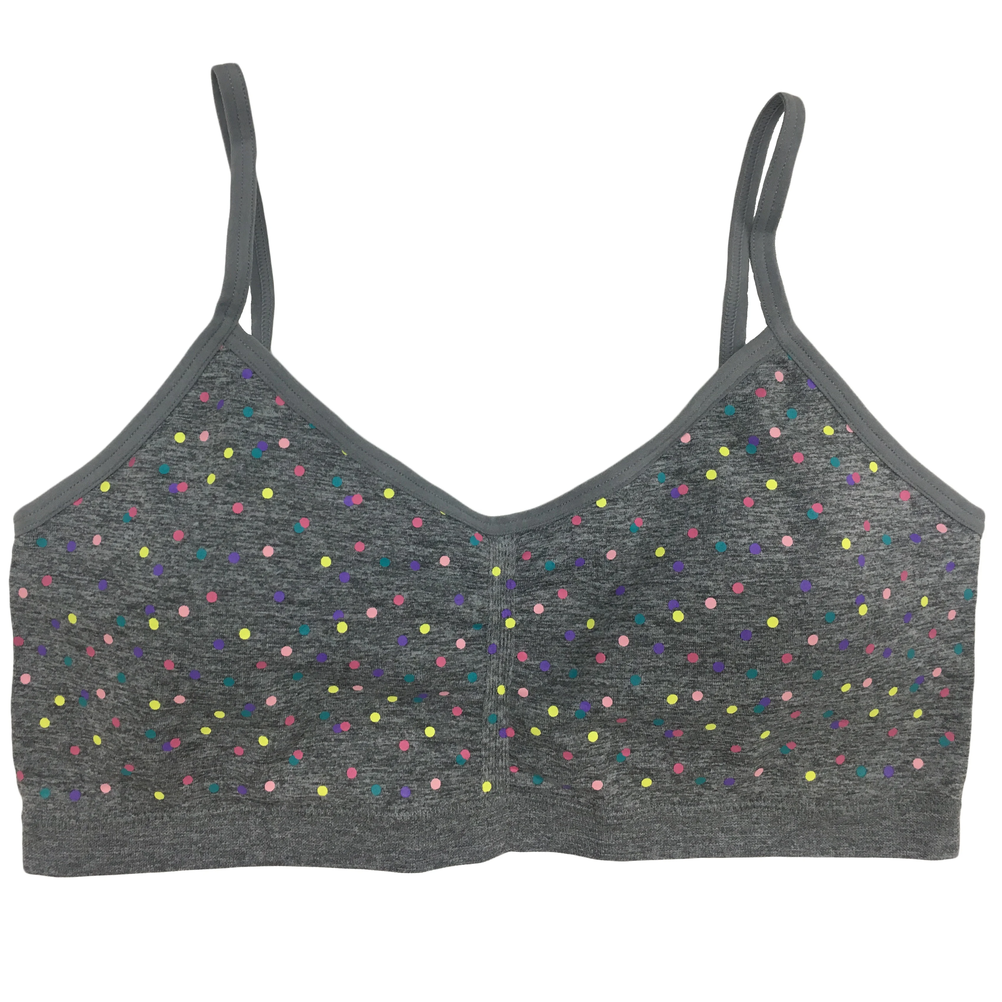 Мягкий бюстгальтер на бретельках для маленьких девочек, детское бесшовное нижнее белье, нижнее белье для девочек, топ для маленьких девочек