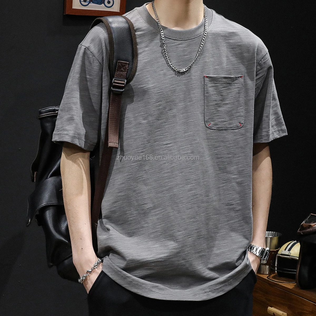 Wholesale High Quality Brand Custom Printing Graphic Drop Shoulder Oversized t Shirt Men's T-shirts