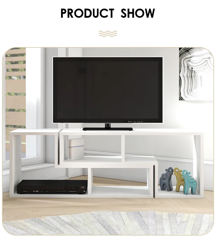 cheap wooden tv console table modern adjustable length tv bench tv ...