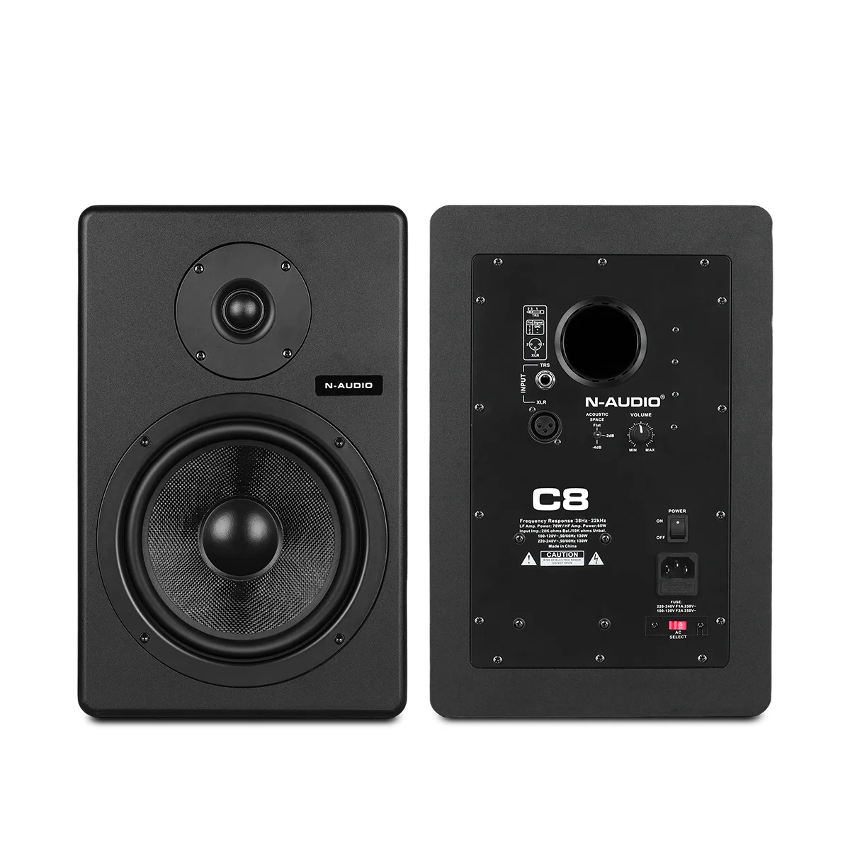 N-audio C8 150w Powered Inch Woofer Speaker Monitor, Oem Wholesale