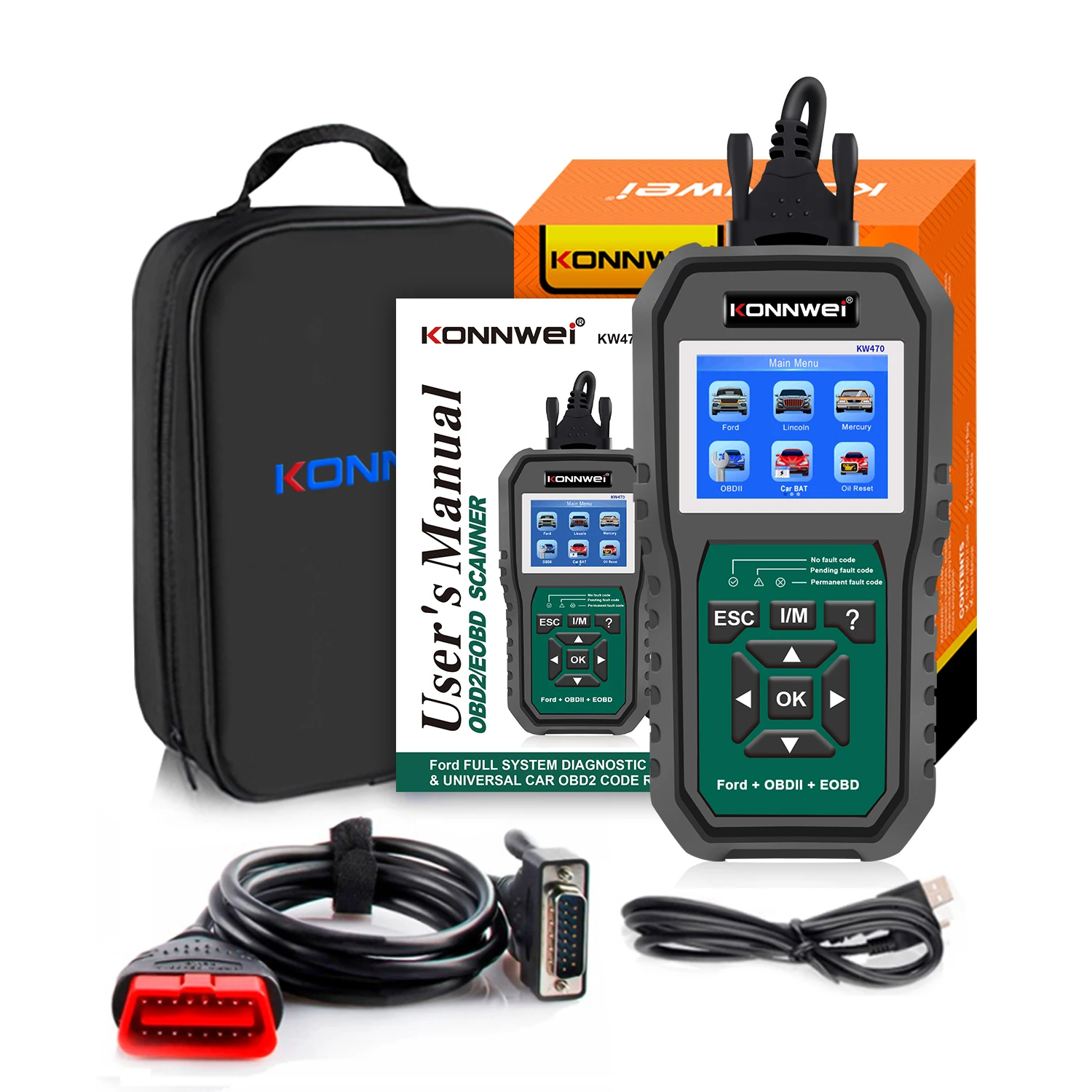 Cavo Scanner OBD Per Fiat - Strumento Diagnostico Auto Con 4 Interruttori - Compatibile Con KKL V409 - Foto 4