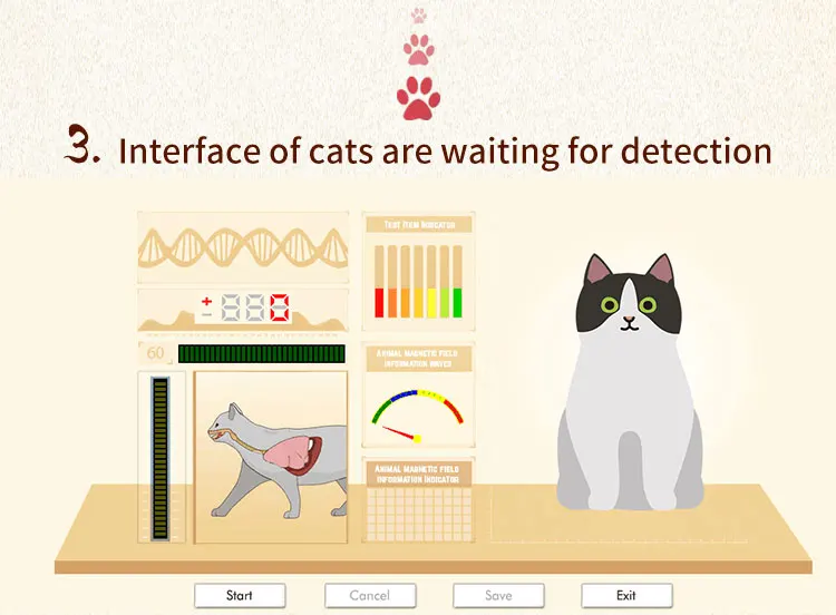 ペット病院犬猫馬健康診断量子共振磁気アナライザー - Buy 最新の量子 