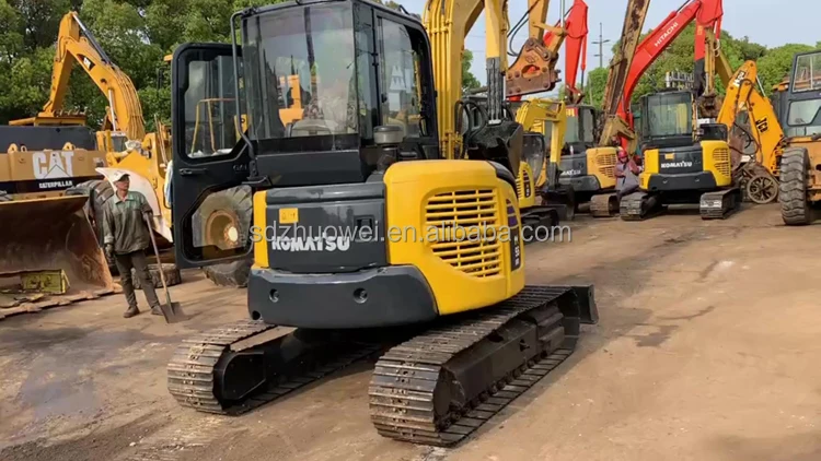 Komatsu Pc55mr Hydraulic Crawler Excavator - 5.5 Ton Used