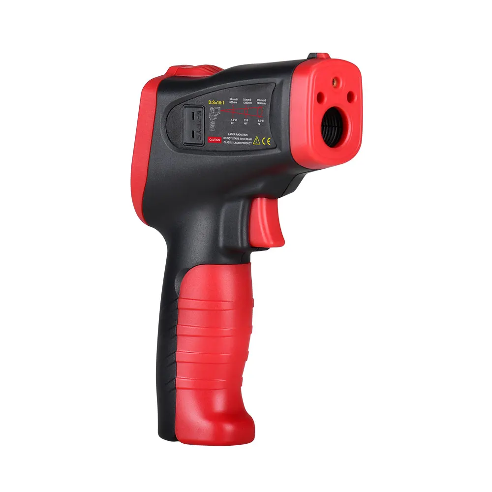 WINTACT WT323E  Laser Temperature Gun Digital Industrial Optical Pyrometer  Handheld Non Contact Industrial Pyrometer