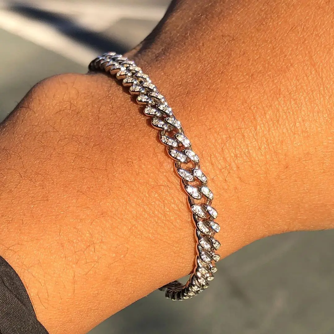 6.5 mm Cuban Chain Bracelet