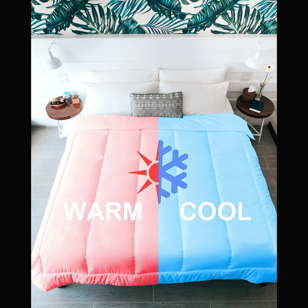 comforter half warm half cool