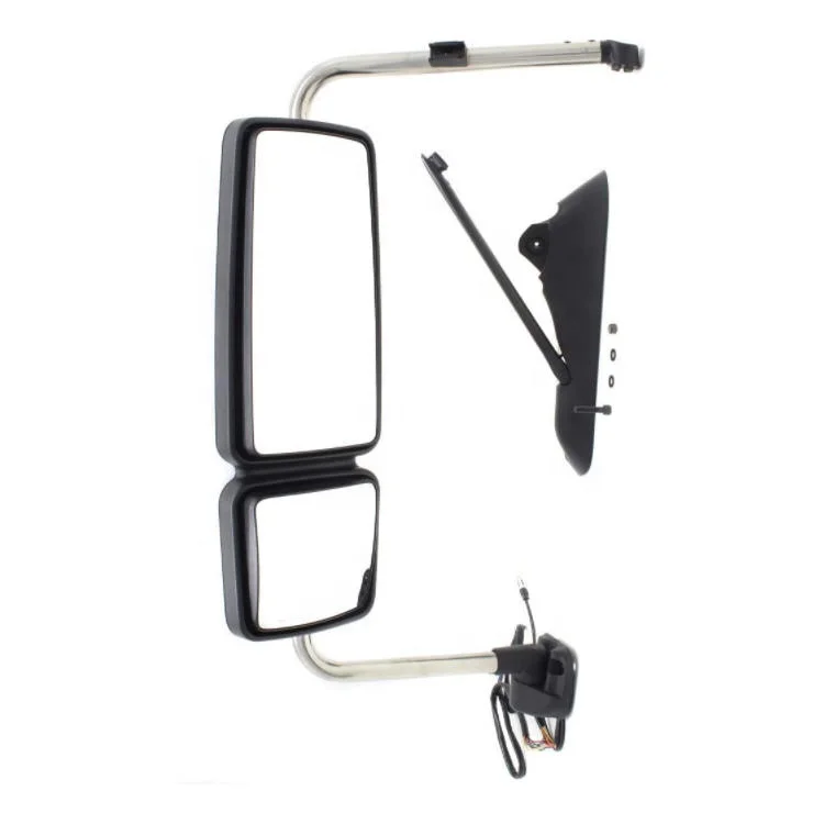 Left Driver Side Manual Folding Chrome Cover Door Mirror 3678815C92 Fit for International WorkStar 7600 Trucks