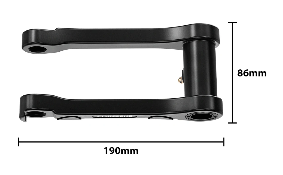 NICECNC Dirt Bike Lowering Link - 1.25" Drop, 6061-T6 Aluminum, Fits Yamaha YZ250F/450F, WR250F/450F (2009-2025 Models)
