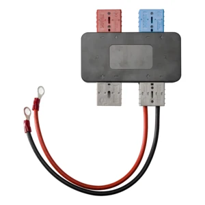 4 Port Port Auto Battery Power Link Box Block Parts with 300mm 8GA Power Plug O Terminal Auto Cable