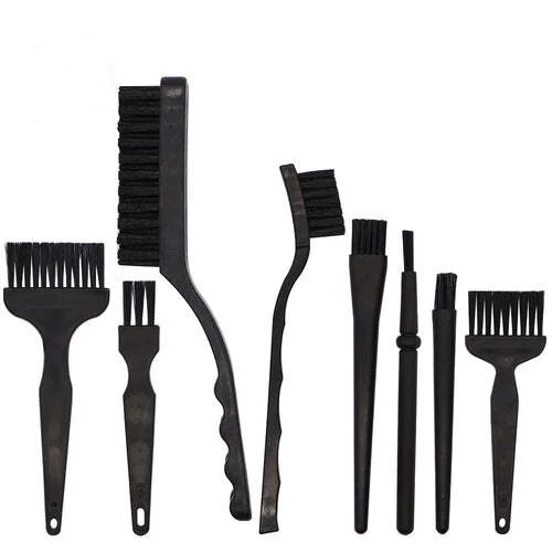 8pcs Black Anti-static Cleaning Brush for Phone PCB BGA Repair Tool