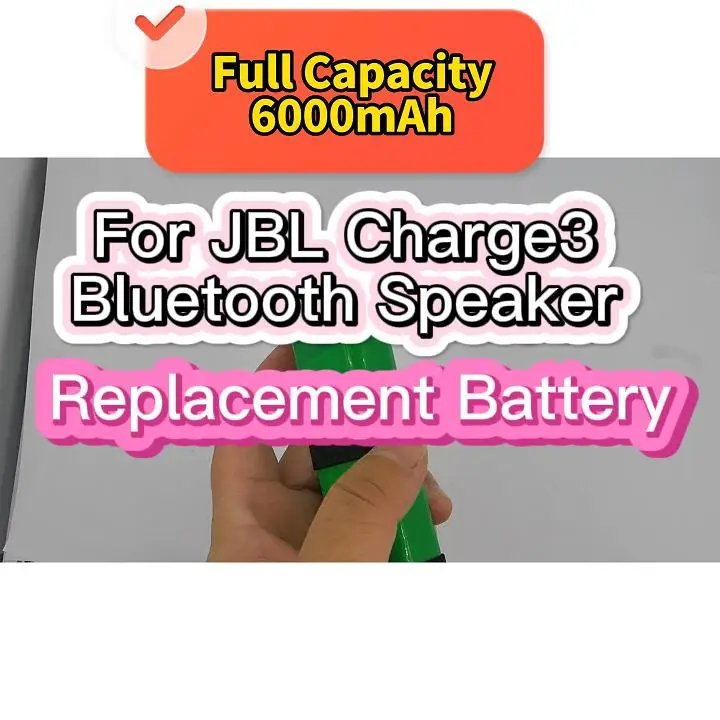 Hixon JBL Charge 2 Battery OEM 6000mAh Li-Polymer Battery for JBL Charge 2 , Charge 2 Plus, Compatible with JBL MLP912995-2P Hixon JBL Charge 2 Battery OEM 6000mAh Li-Polymer Battery for JBL Charge 2 , Charge 2 Plus, Compatible with JBL MLP912995-2P