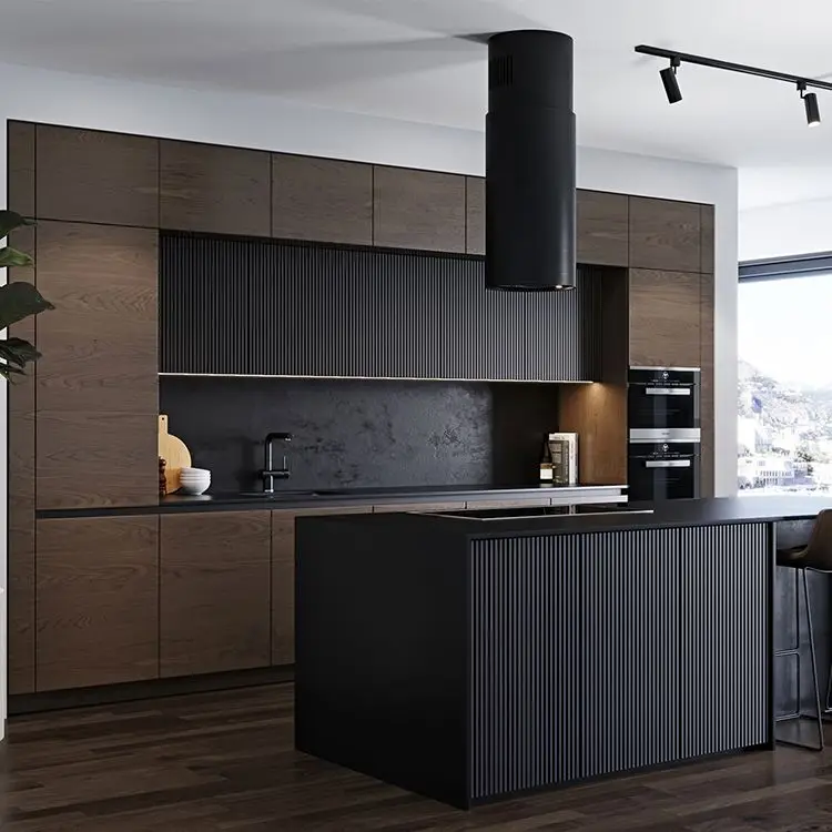 Fast Delivery American Custom Modular Modern Design Home Kitchen Furniture Kitchen Cabinet