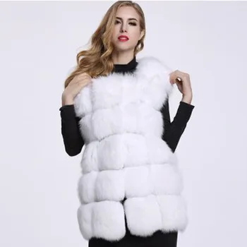Chinese Factory Price Fashionable Anti Wrinkle Faux Fur Vest For Women