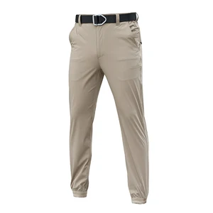 Solid Color Tactical Small Foot Pants Waterproof Elastic Fashion Comfortable Tactical Pants for Men