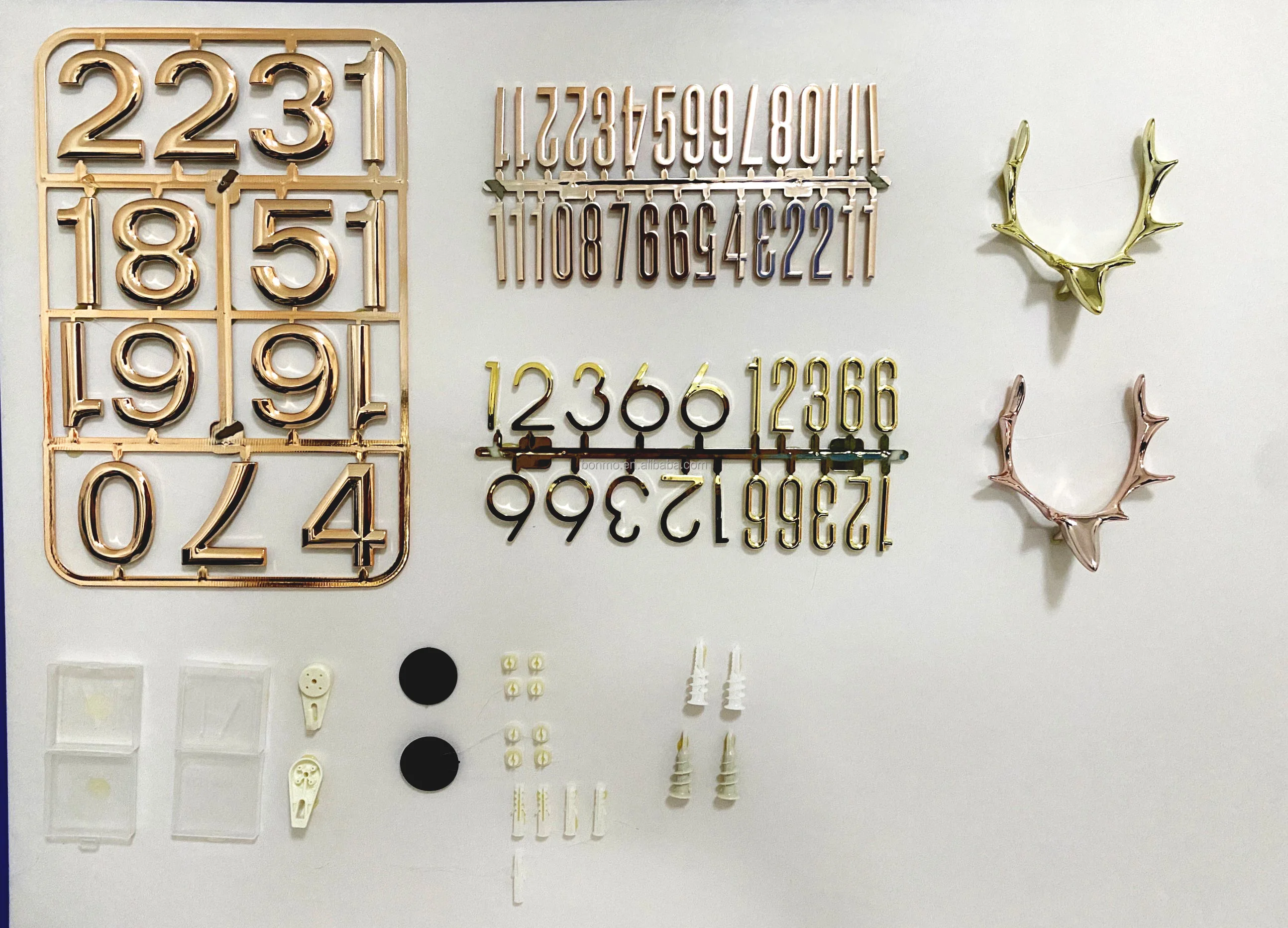 25mm Self Adhesive Clock Numerals - Perfect for DIY Projects