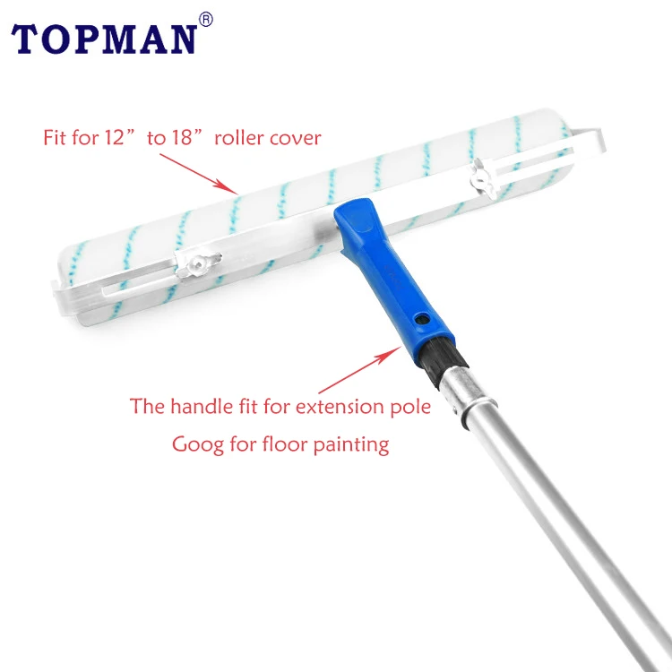 Topman 12"18" Heavy Duty Adjustable Aluminum Double Arm Floor Paint