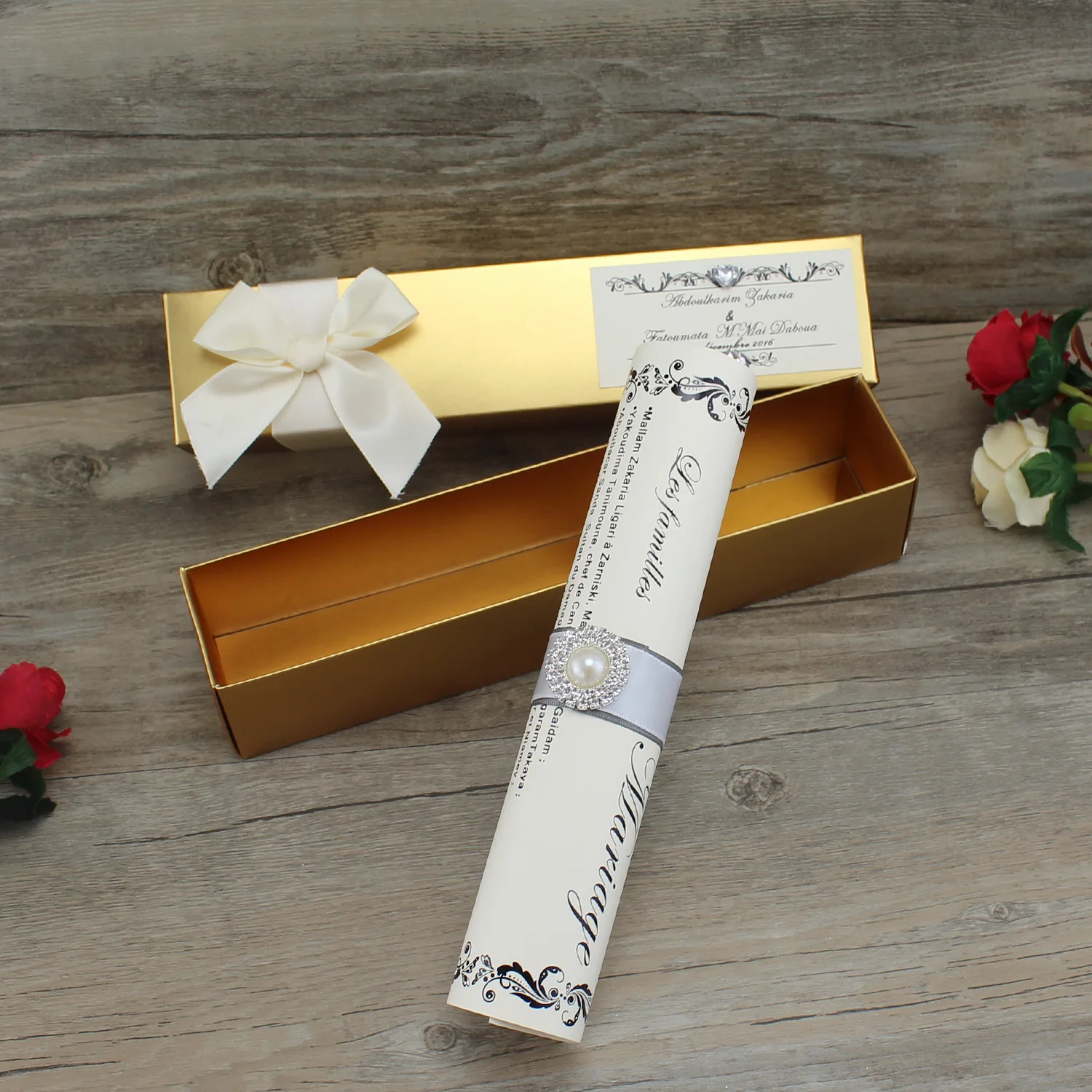 Boîtes à Rouleaux De Mariage Blanches Format A4 - En Carton, Par Stella Crafts, Quantité Au Choix