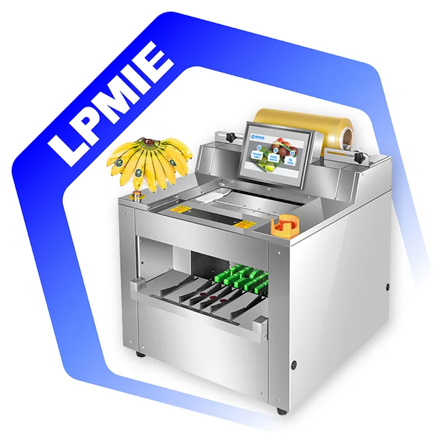 LPMIE Vegetable Fruit Food Preservation Cling Film Packaging Machinery Small Plastic Wrap Packing Machine for Maeket