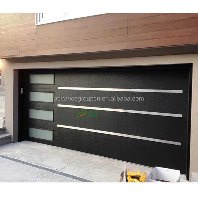 Pretty Residential Automatic Sectional Overhead Porton Garage Door