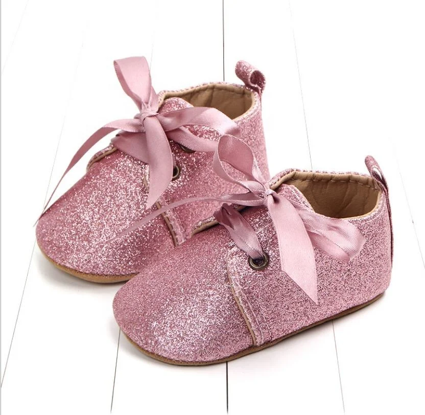 rose gold shoes for baby girl