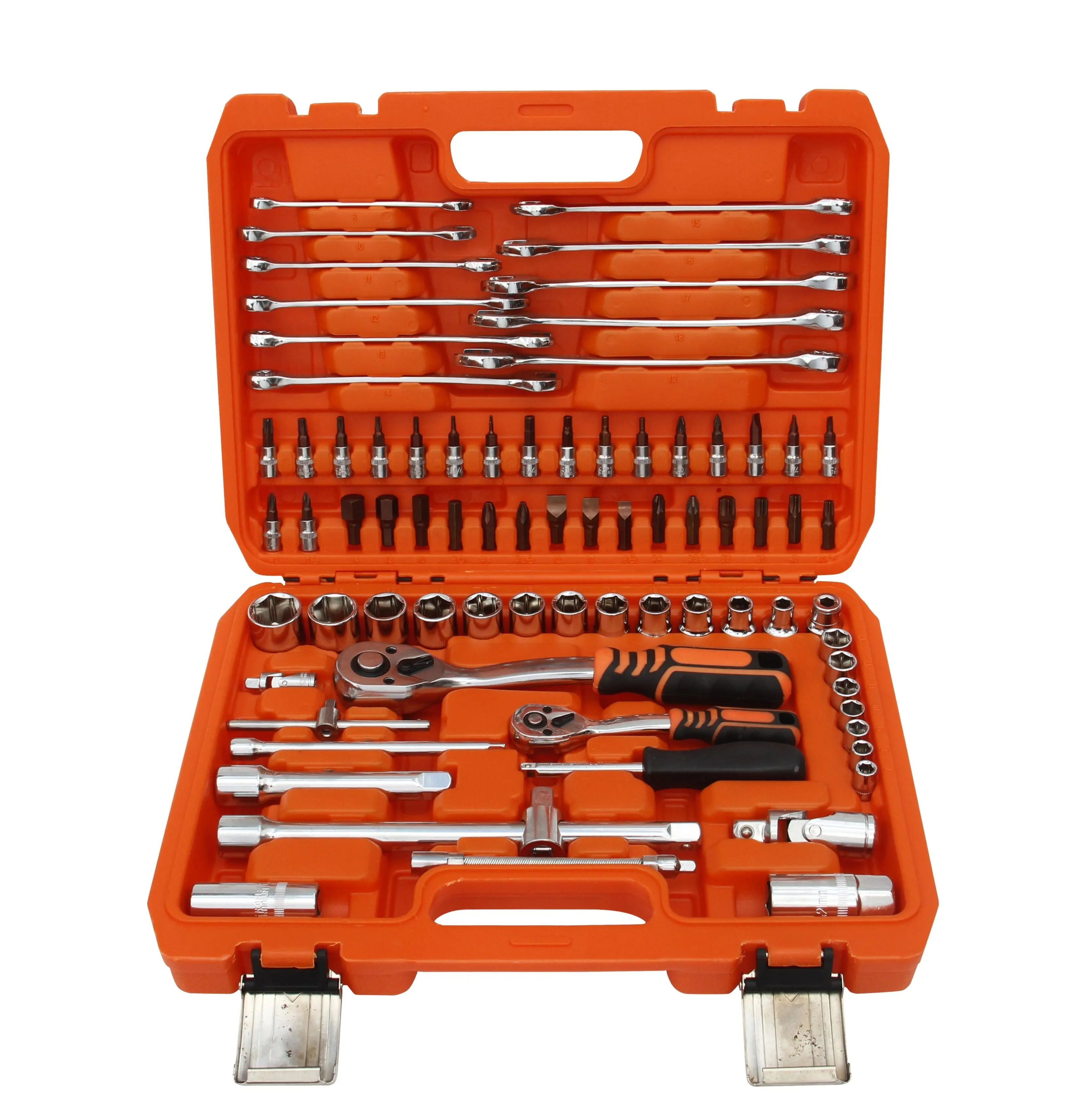 thumbnail image 2 of DEKOPRO 118 Piece Tool Kit Professional Auto Repair Tool Set Combination Package Socket Wrench With Most Useful Mechanics Tools 2 of 11