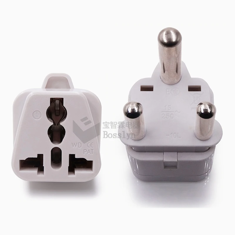 Adattatore da viaggio sud Africa tipo M Large 15 amp BS 546