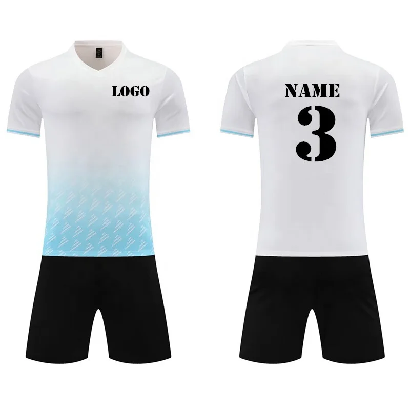Custom Logo Sublimated Team Training Kits Green Soccer Team Jerseys Uniform Set Boys Soccer Uniforms Design