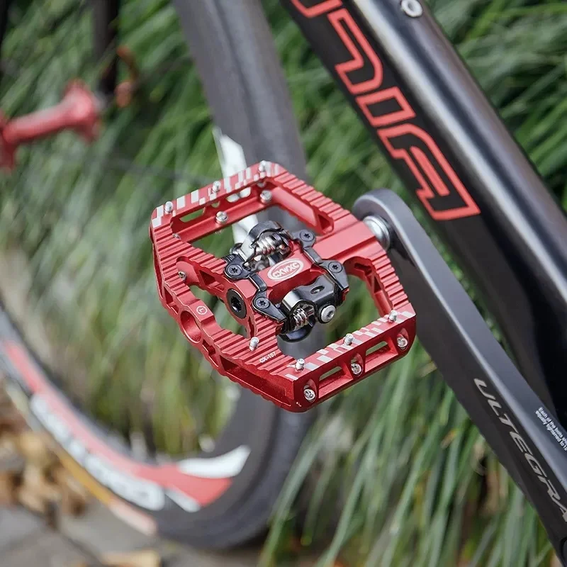 Bicycle Self-Locking Pedal MTB Road Aluminum Anti-slip Sealed Bearing  Bike Lock Pedal