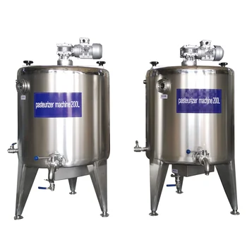 Commercial Small 1000 Kg 500 Kg/h 50l Flash Milk Pasteurizer Fruit Juice Pasteurization Machine Price