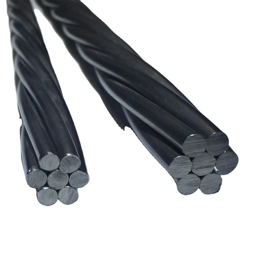 Высокопрочная 7-проволочная предварительно напряженная бетонная нить для строительства 0 5 дюймов с низкой релаксацией протектор из ПК кислотным травлением