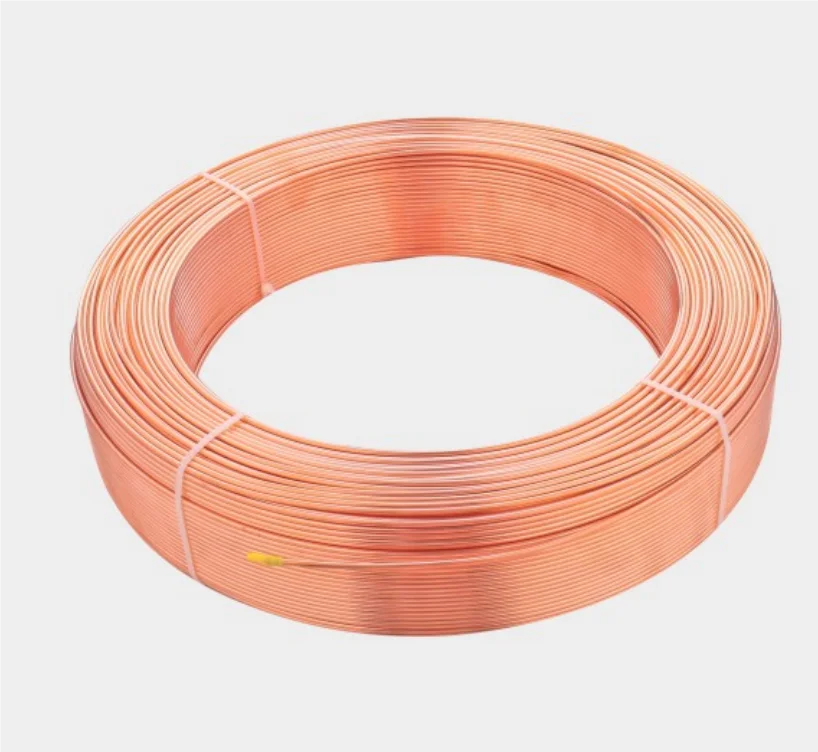 1/2 3/4 AC Air Conditioner Copper Tube 3/8 Rolling Pancake Copper Pipe Refrigeration C11000/C10100 Bending Welding Tubes