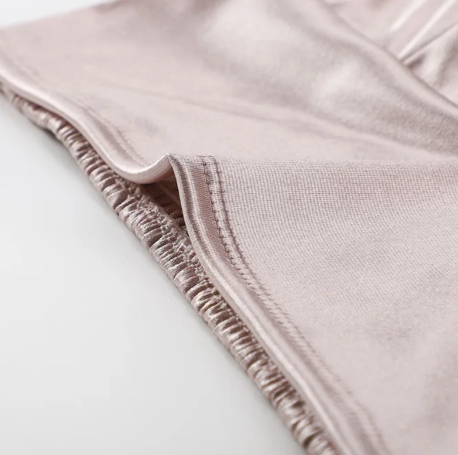 2021 Summer Stylish Adjustable Ruffles Satin Bras Femme Polyester Tank Tops Longline Soft Silk Tops  For Girls And Women