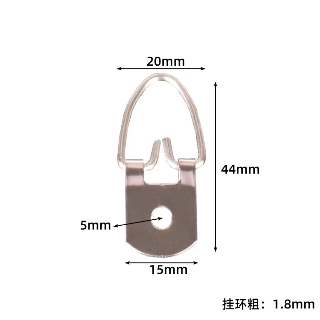 D-Ring Screws for Hanging Clock Paintings Artwork Frame Hook Photo Picture Hanger Hook