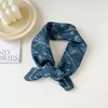 Qm58030-fleurs et plantes bleu gris - 58*58cm