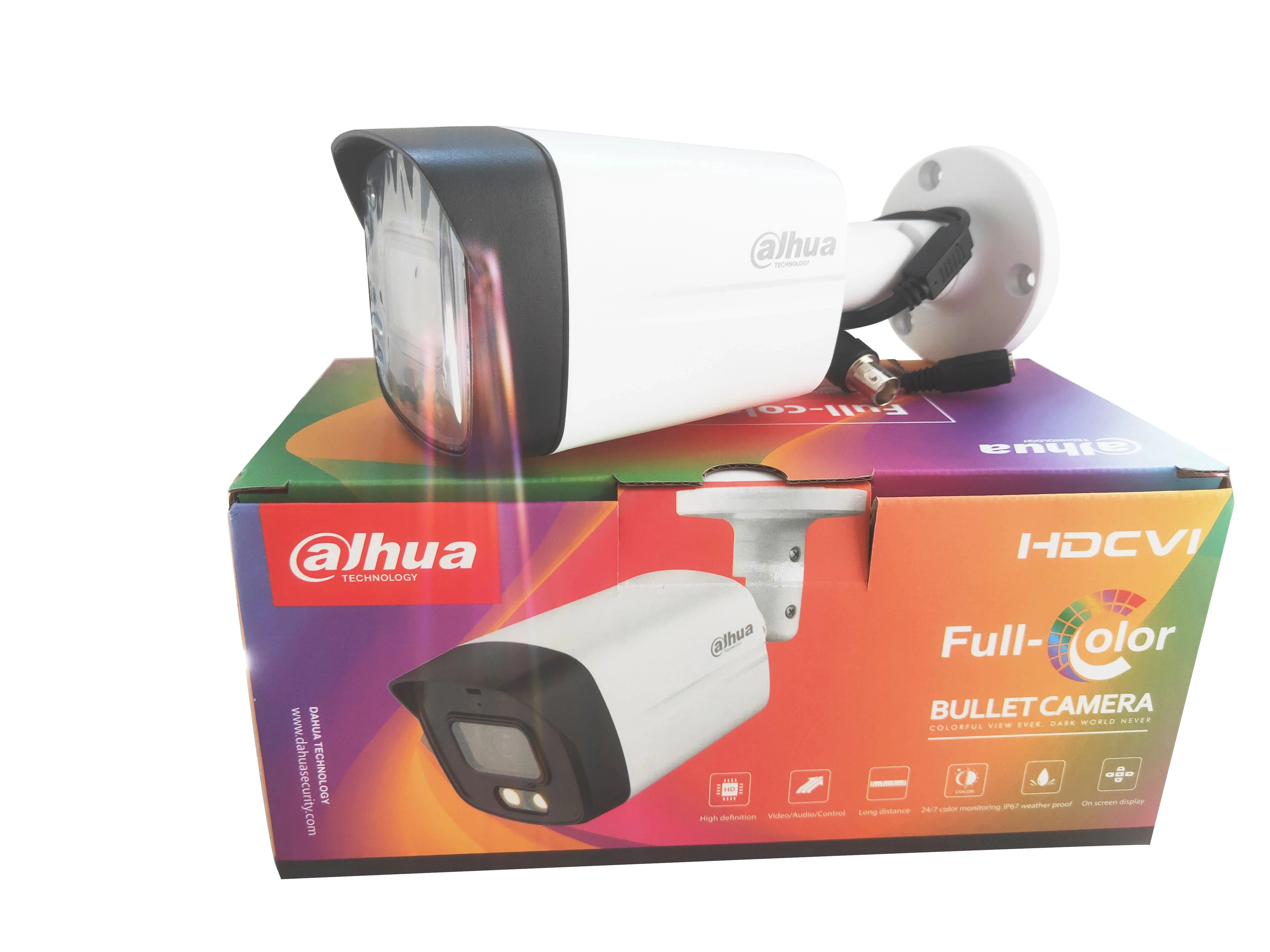 Dahua 5MP HDCVI outdoor video surveillance HAC-HFW1509TP-A-LED Built-in mic 24/7 color imaging Full-color HDCVI Bullet Camera