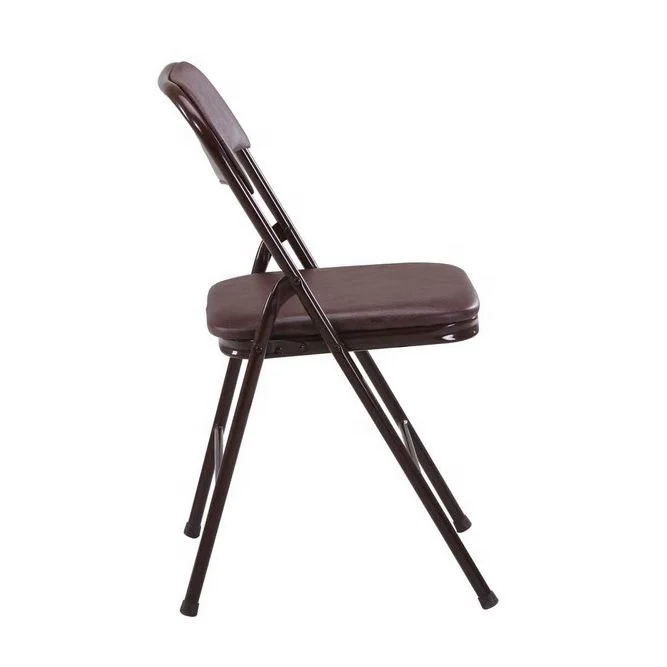 Современный недорогой компактный портативный складной стул с металлической рамой
