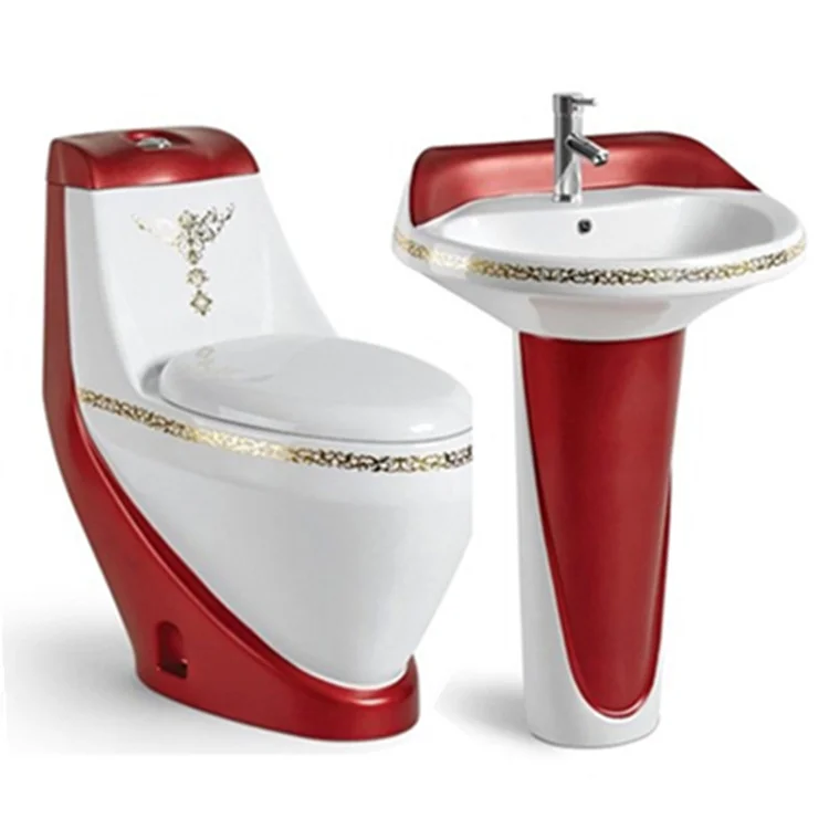 Made in China ceramic luxury bathroom toilet and basin