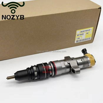 Excavator parts C9 Fuel Injector for Caterpillar Cat 330D 336D Fuel injector Nozzle 387-9432 254-4340 387-9433 557-7633