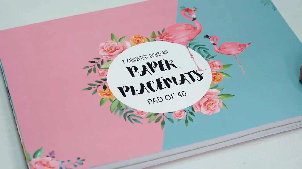 African Disposable Restaurant Dining Paper Table Plate Mat Placement