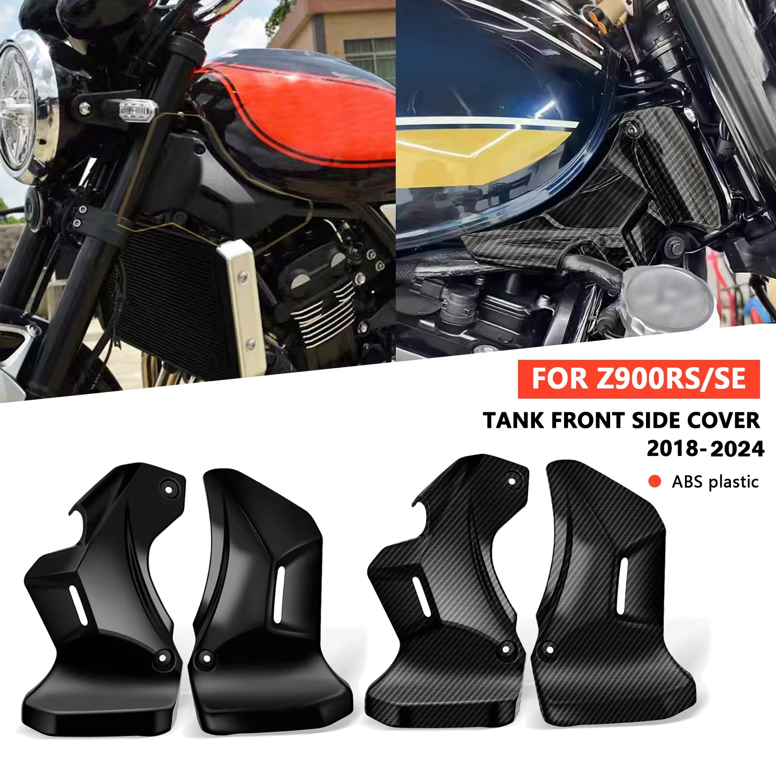 For Kawasaki Z900RS SE 2024 ABS Motorcycle Front Fuel Tank Side