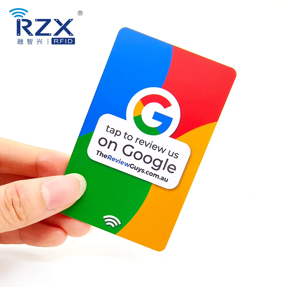 Custom Printing Plastic PVC Contactless NFC Card NTAG 215  RFID Card Digital Business Card