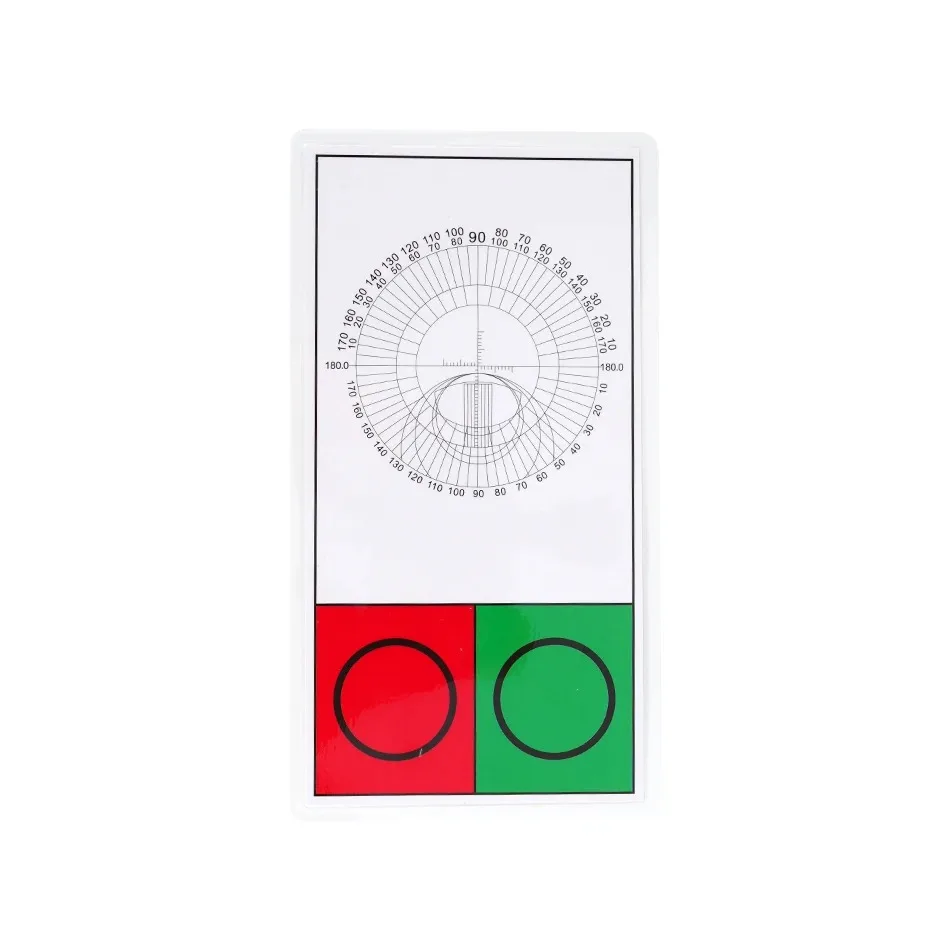 Factory Price 2PCS Vision Chart Test Card Presbyopia Focusing Plate Plastic Sealed Small Card Detection Ophthalmic